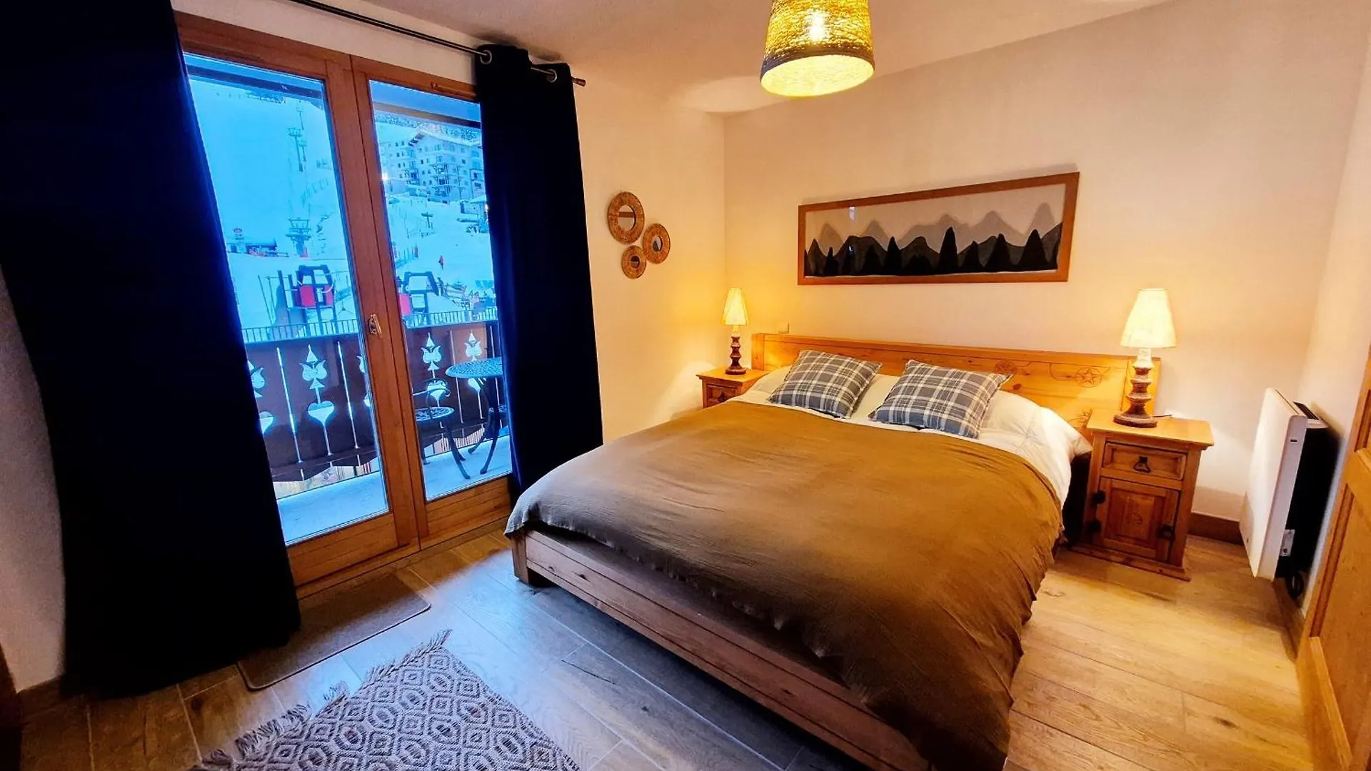 Duplex Renove Au Centre Avec Parking Et Wifi - Fr-1-755-26 Apartman La Plagne Franciaország